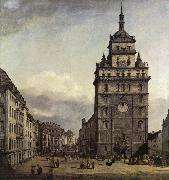 BELLOTTO, Bernardo The Kreuzkirche in Dresden painting